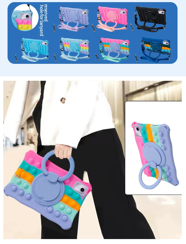 Children's 360° Rotating Stand Tablet Case