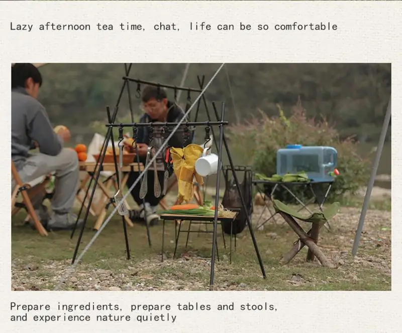 Description Picture 4 of itemPortable Folding Tripod Stool Cloth Travel Fishing Hiking Camping Chair Picnic Multitool Finishing Accessories Outdoor Equipment