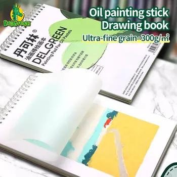 Delgreen Oil Pastel Sketch Painting Book 1