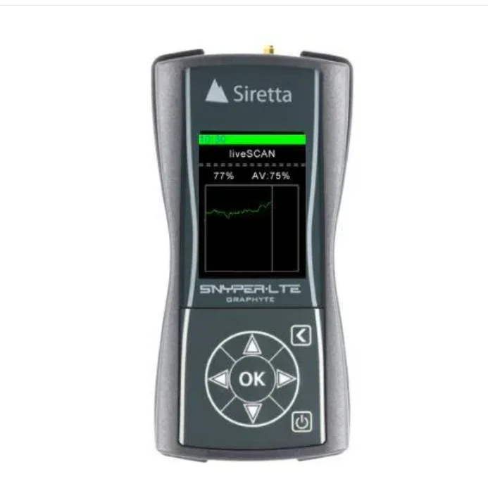 

Siretta SNYPER-LTE GRAPHYTE(EU) V2 Datalogging & Acquisition SIGNAL STRENGTH DATALOGGER: SURVEYS/STORES & LOGS ON 4G/3G/2G EU F