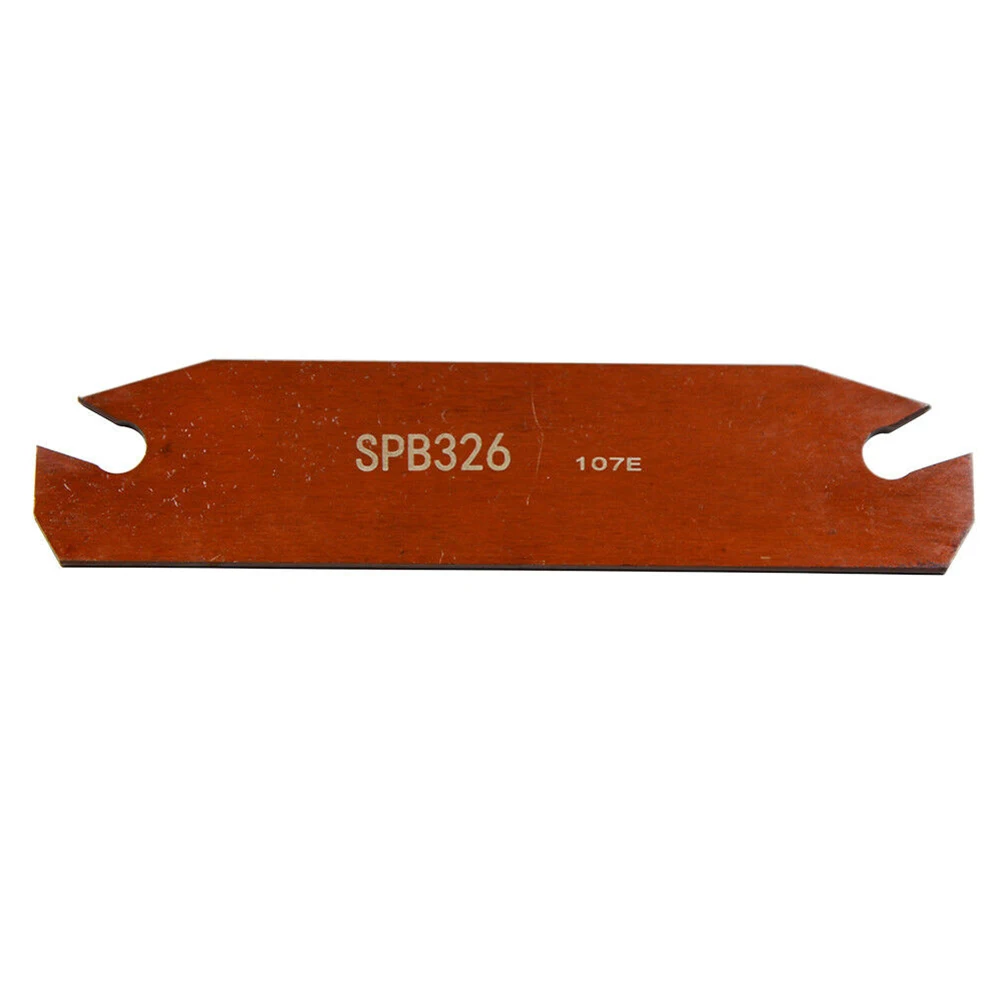 

1PC SPB326 3mm Grooving Parting Blade With SMBB2026 Cut Off Block Tool Holder Good Toughness Hardness Machinery & Accessories