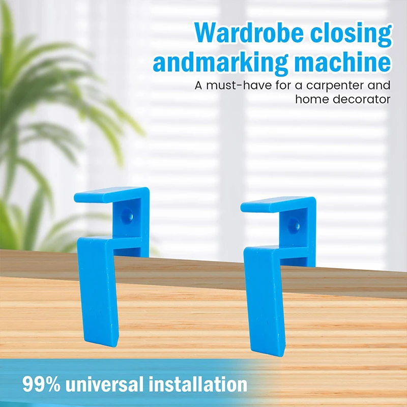 Wardrobe Closing Board Clip Plastic Carpenter Closing Fixing Clip Woodworking Fixed Clamp Wood Marking Fixed