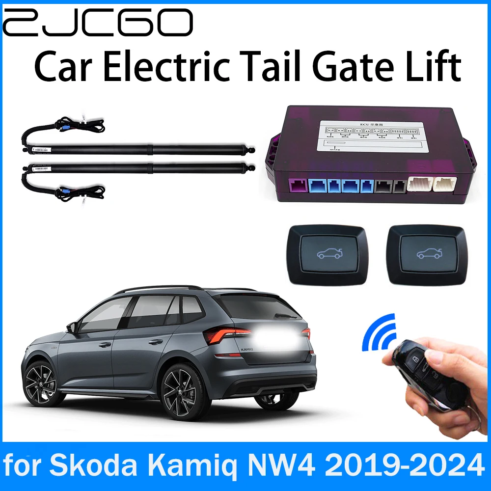 

ZJCGO Car Power Trunk Electric Suction Tailgate Intelligent Tail Gate Lift Strut for Skoda Kamiq NW4 2019 2020 2021 2022 2023