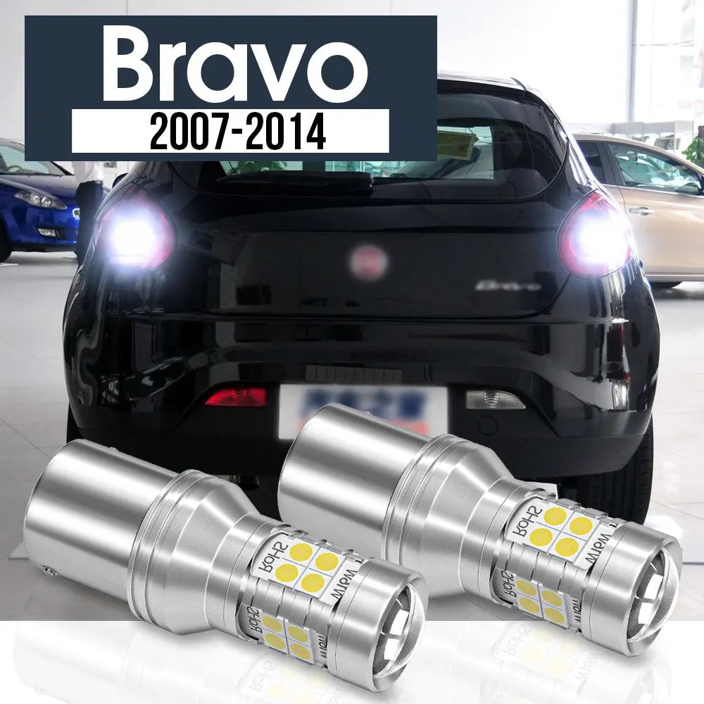 

2pcs LED Backup Light Reverse Lamp Canbus Accessories For Fiat Bravo 1 2 1995-2001 2005 2006 2007 2008 2009 2010 2011 2012 2013