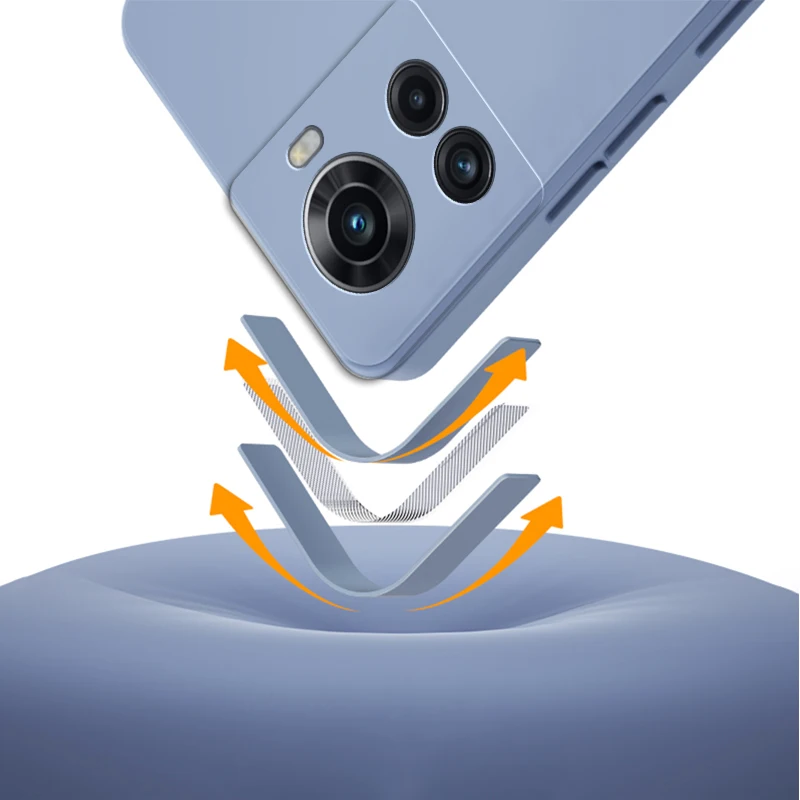 Stylish Square Liquid Silicone Waterproof Phone Case – Soft & Fashionable Back Cover