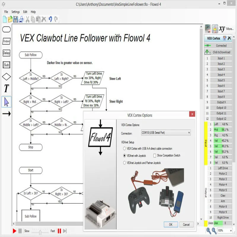 VEX EDR (276-2900) CLASS AND COMPETITION SET C ROBOT PROGRAMMING
