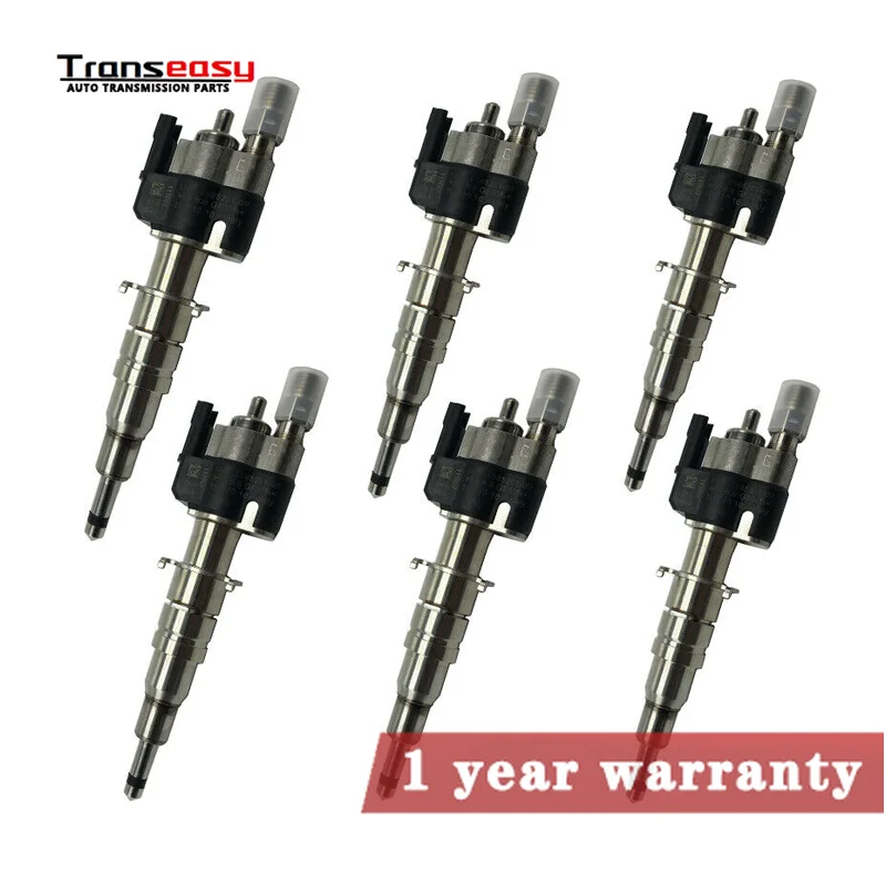 

6PCS 13537585261-09 OEM Fuel Injector Fits For BMW N54 135 335 535 550 750 650i 740i