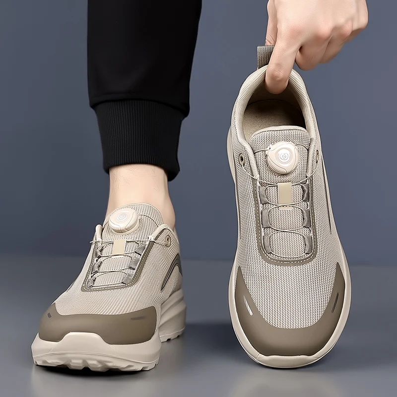 Anti Slip Sports Male Sneakers Hot Sale Treking Footwear Leisure Walk Men Driving Shoes Versatile Travel Trainers Hiking Shoes 6