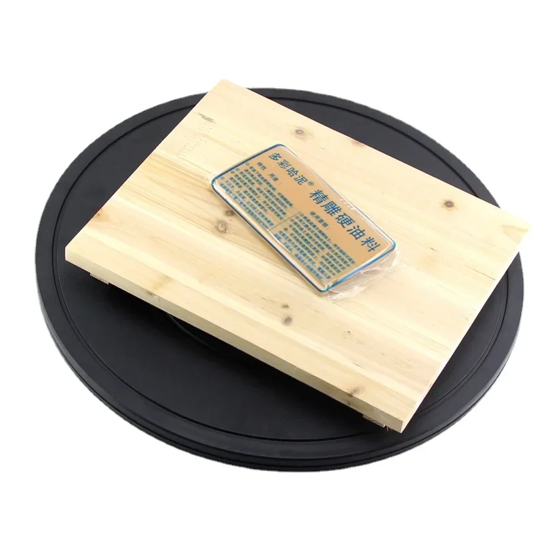 Pottery Wheel Spinning Turntable Practical Pottery Wheel Rotate Turntable 360 Rotation Rotary Plate Clay Pottery Sculpture Tool Diameter 25/30cm