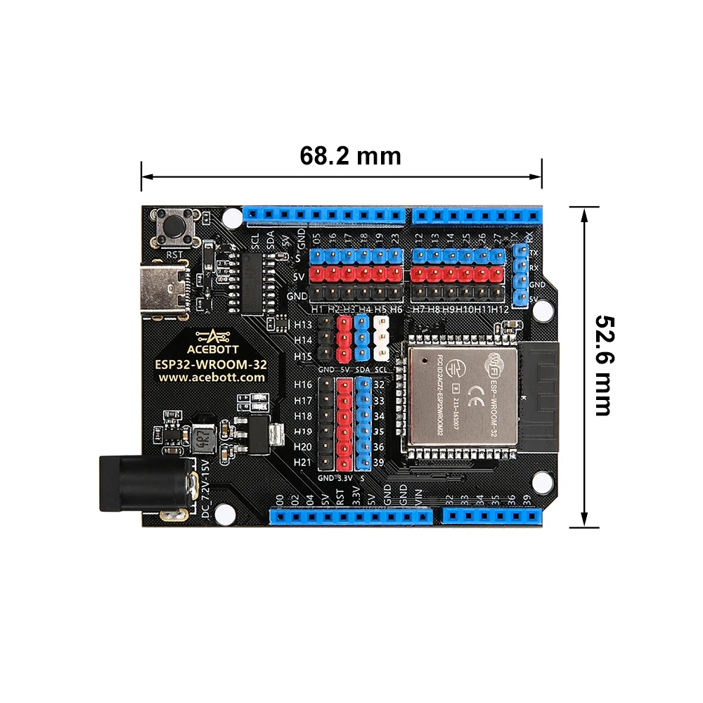 ACEBOTT 개발 보드, 아두이노 호환, ESP32 Max V1.0