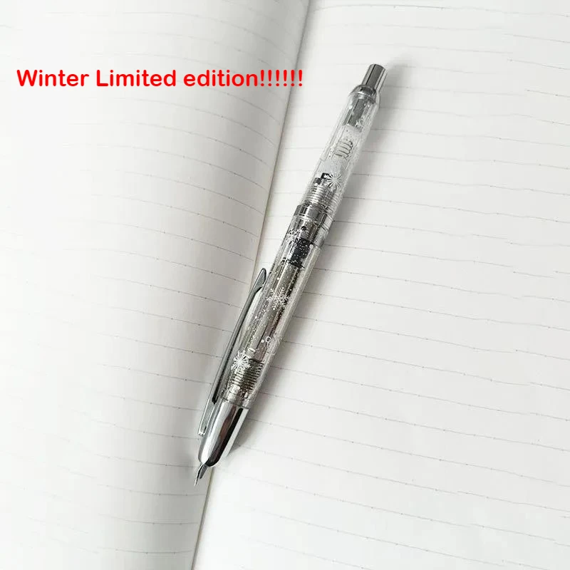 JINHAO 20 Press Fountain Pen Retractable EF/F Nib Plastic With Clip Writing Ink Converter School Supplies PK 10 A1_voghion.com