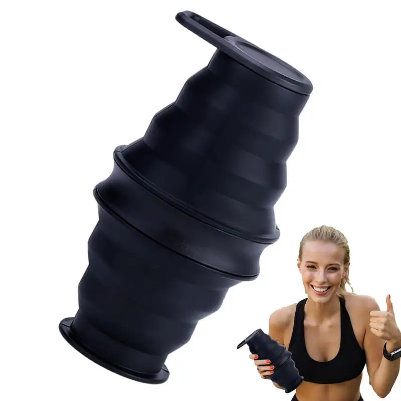 

Foldable Water Bottles For Travel Foldable Silicone Water Bottle Folding Sports Bottles For Travel Gym Camping Hiking Portable