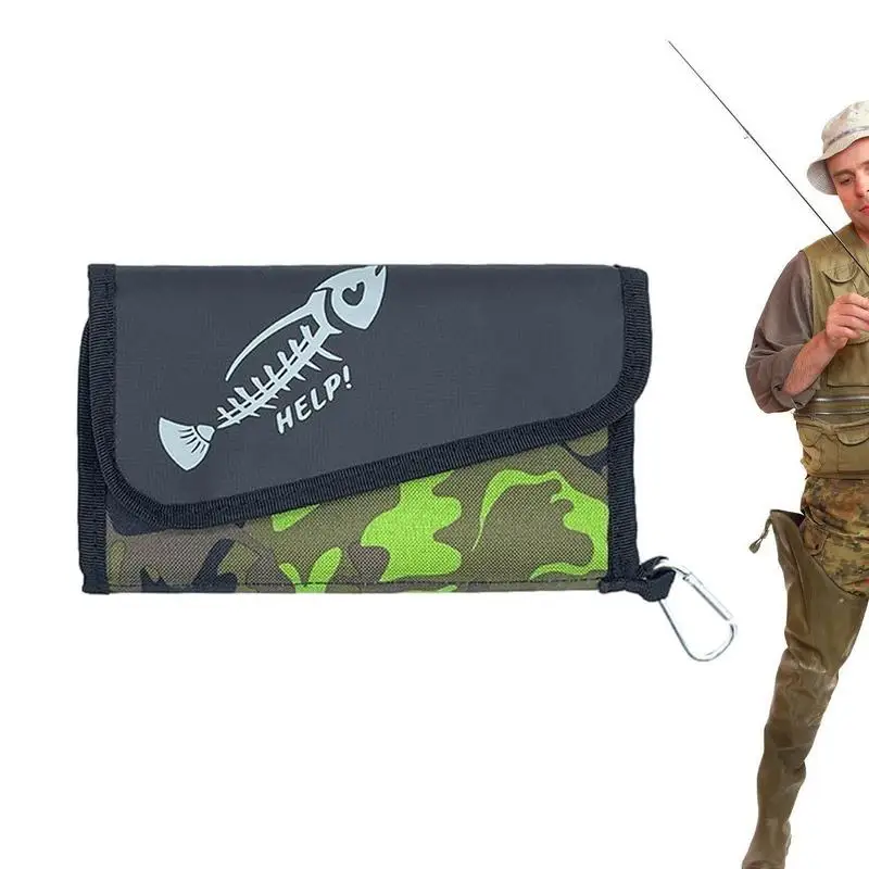 

Fishing Tackle Binder Organizer Storage Binder Bag For Bait Wallet Case Fishing Tackle Storage For Lure Jigs Fly Bait And Rigs