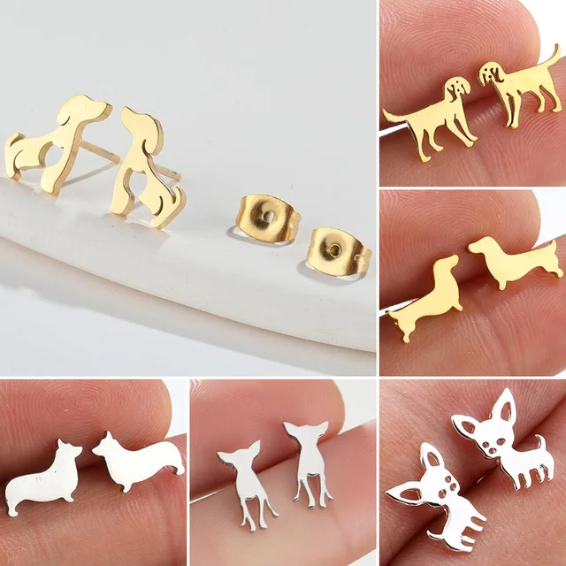 Corgi Dog Earrings for Women: A Charming Piece of Small Animal Jewelry