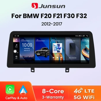 Radio de Coche Junsun con CarPlay Inalámbrico y Android Auto para BMW F20 F21 F22 F30 F31 F32 F33 F34 F36 2012-2017, Sistema Inteligente Estéreo 1