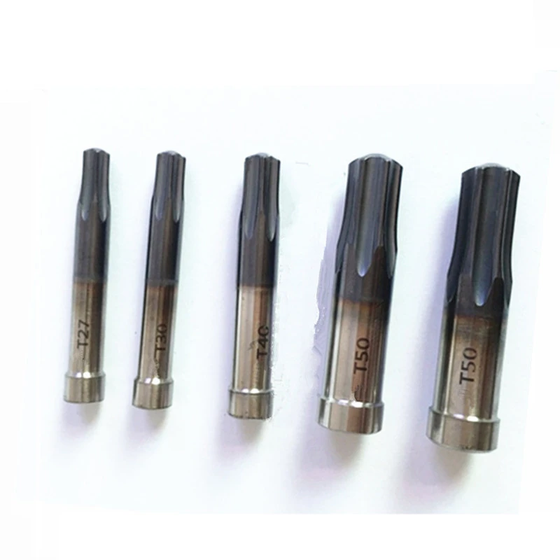 Tungsten steel torx rotary broach punching tool cnc internal titanium