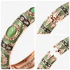 Enamel Bracelet For Women Bangle On Hand Hawaiian India Cloisonne African Jewelry Women's Hand Bracelets Bohemian Designer Gifts 4