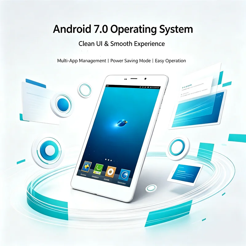 Octa Core Android 7.0 MTK6735 Pocket Tablet 8 INCH 3GB RAM+32GB ROM 4G WIFI Support Phone Call 1920*1200 IPS Screen