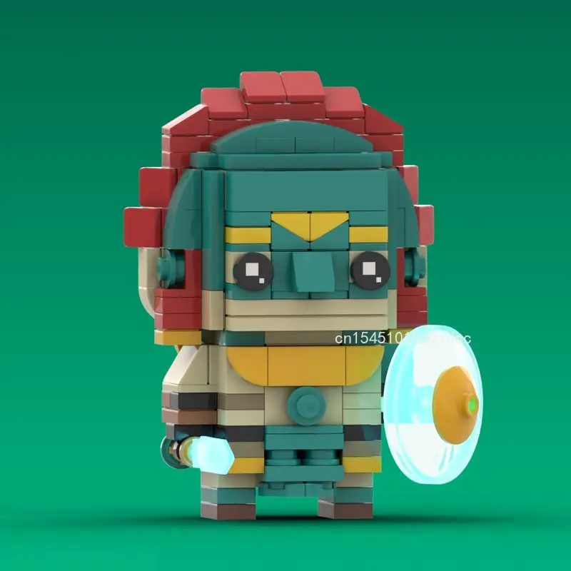 MOC 젤다드 Brickheadz Purah Mineru Rauru Riju 공주 모델 빌딩 블록 게임 액션 피규어 벽돌 장난감, 생일 선물