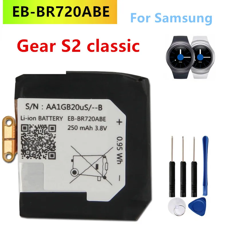 For Samsung Gear S2 Classic Smr720 R720 R732 Smart Watch 250mah