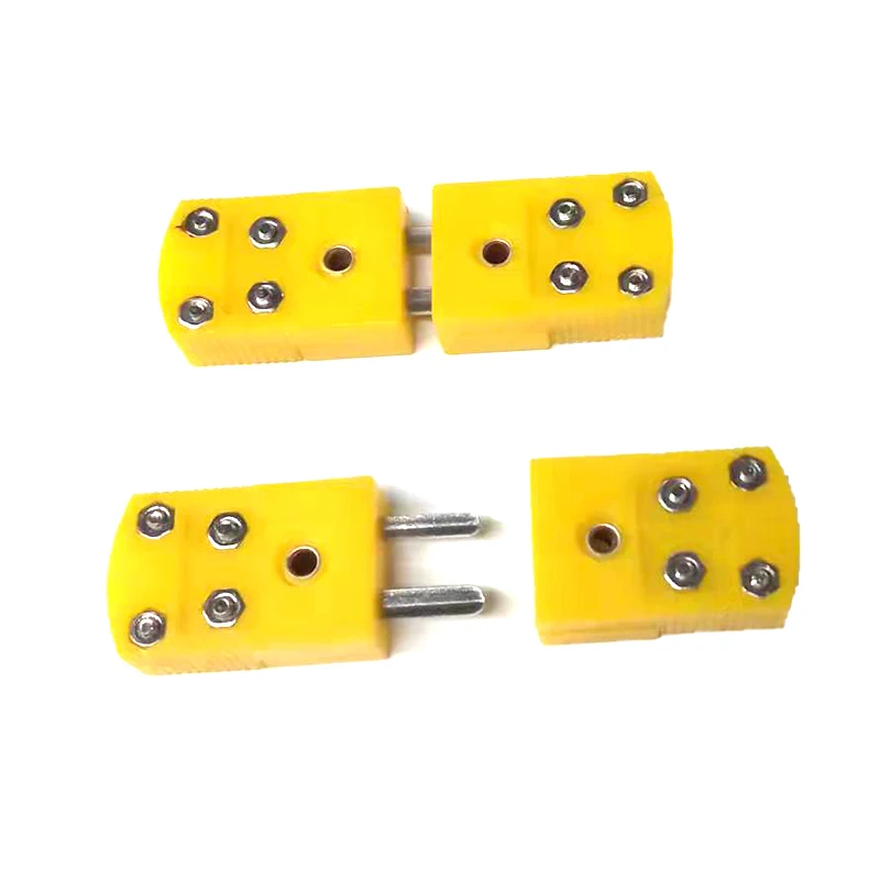 Temperature Sensors 5 Pcs K Type Male or Female Mini Connectors Plug Thermocouple Temperature Sensors