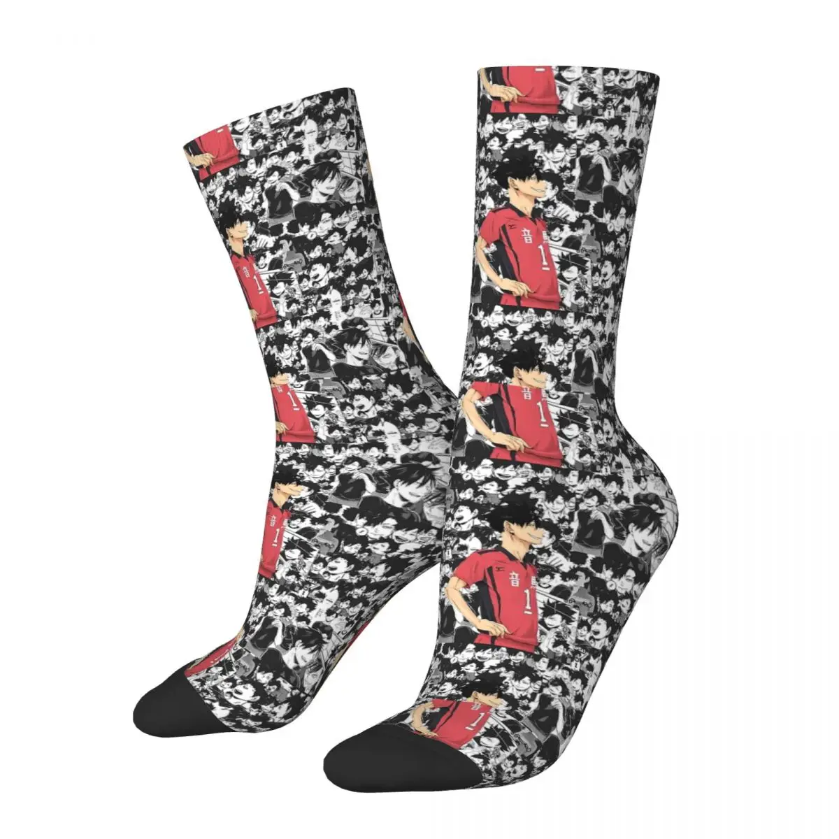 

Happy Funny Men's Socks Kuroo Retro Harajuku Haikyuu Hip Hop Novelty Seamless Crew Crazy Sock Gift Printed