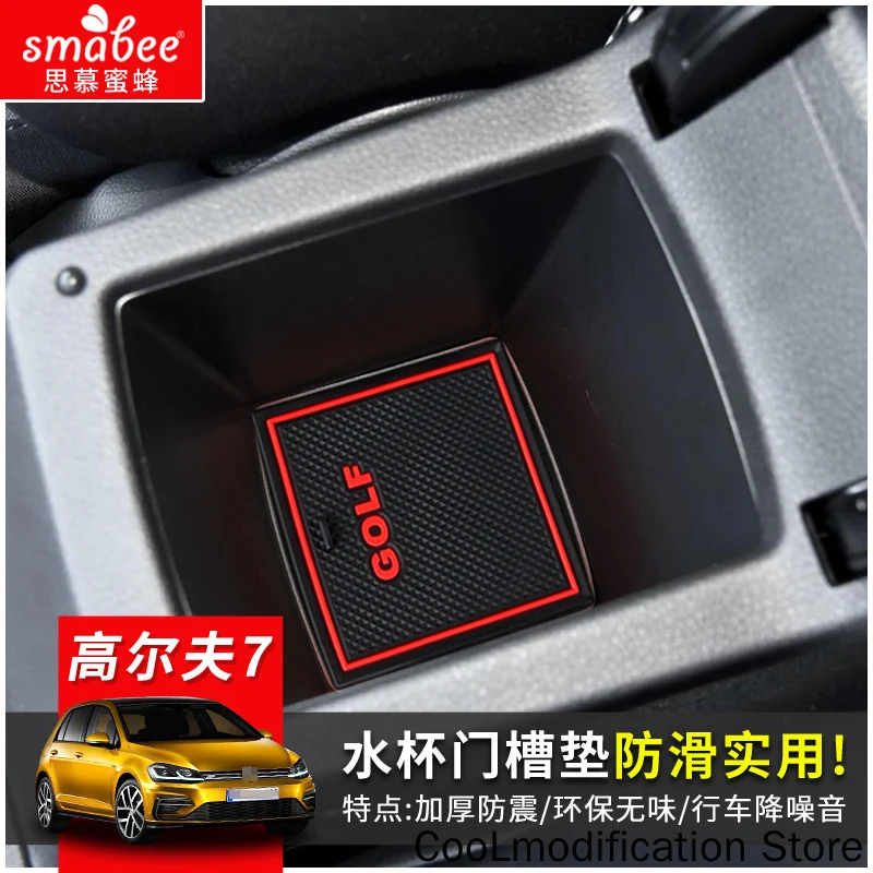 Premium Anti-Slip Rubber Car Door Groove Mat - Durable Gate Slot & Cup Holder Pad Accessories