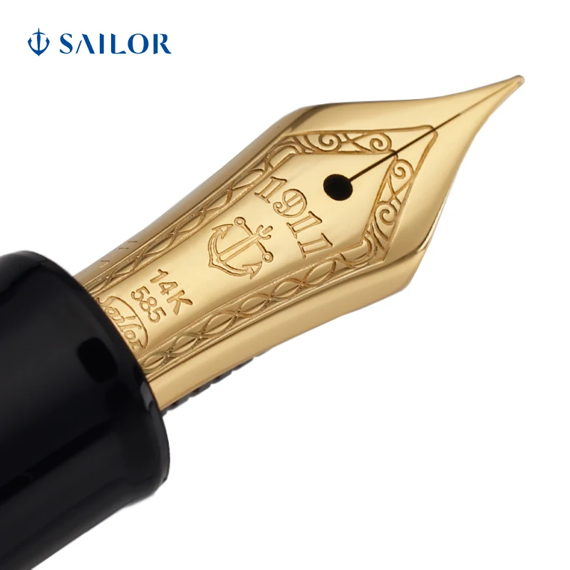 Sailor Pg Flat Professional Gear Gold Silver1221 1222 14K Fountain