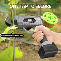Electric Branch Tying Binding Machine for Grape Vine Kiwi Tomato Binding Branch Binding Vine Fully Automatic Knotter Garden Tool