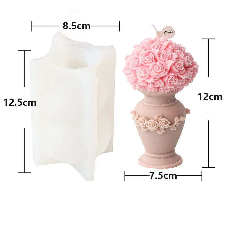 Moule silicone boîte à bijoux perles accessoires fleurs camomille pour