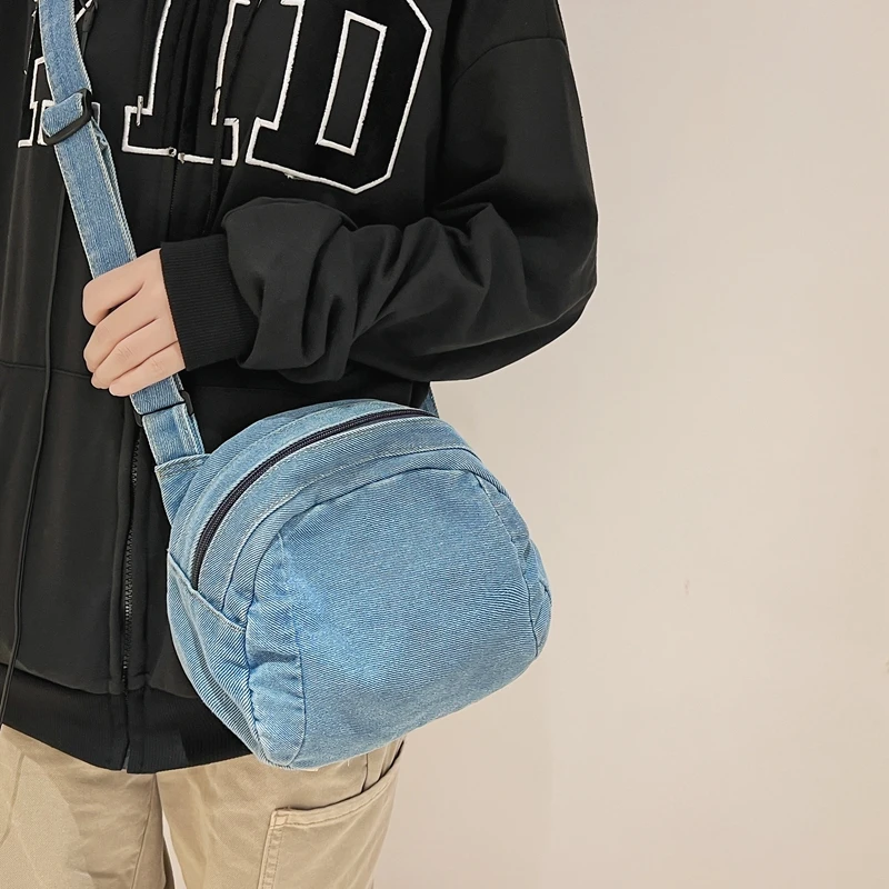 

Brand Designer Denim Shoulder Crossbody Bags Women Handbag Purses 2023 New Jeans Messenger Bags High Quality