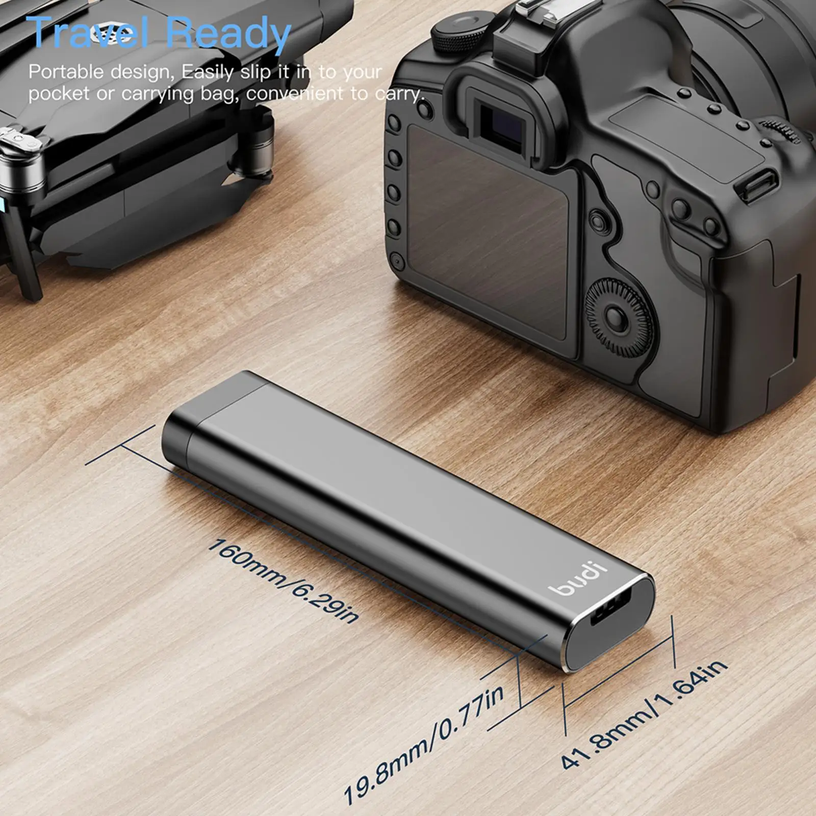 BUDI Multi-functional Cable Stick Adapter Portable Card Storage Data Cable Usb Box Universal Phone Accessories cable adapter
