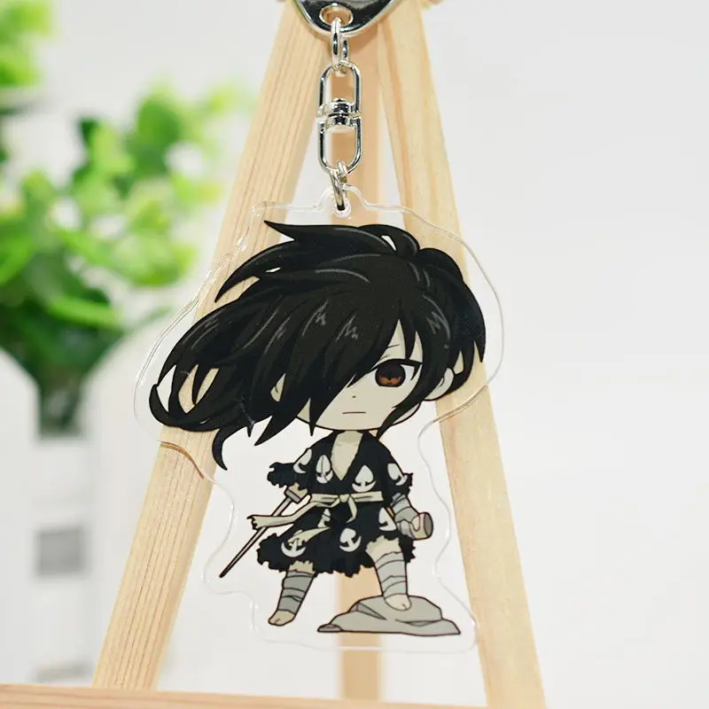 1Pcs New Anime Dororo Hyakkimaru Cosplay Charm Keyring Acrylic Keychain  Phone Pendant