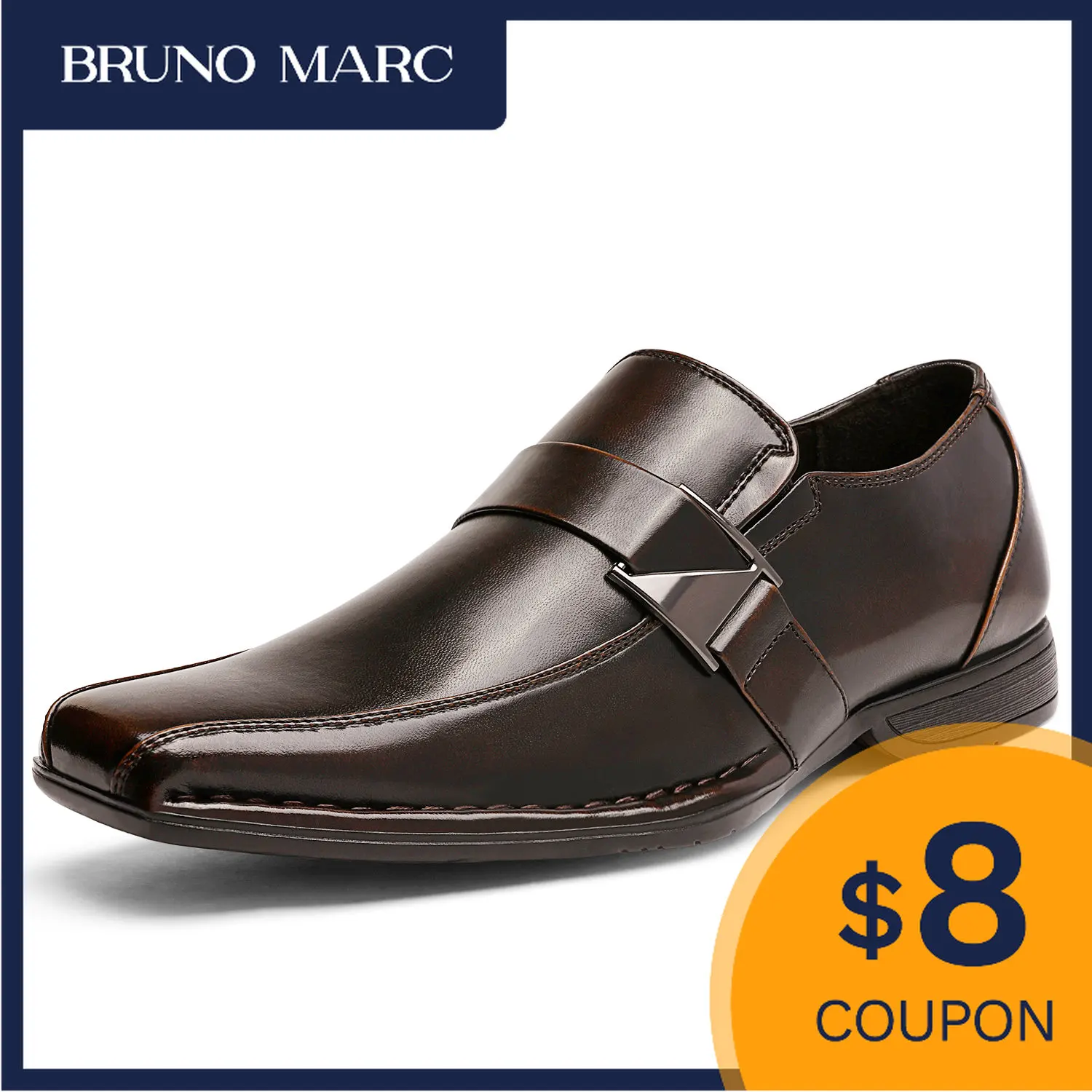 Bruno Marc Zapatillas de vestir casuales para hombre