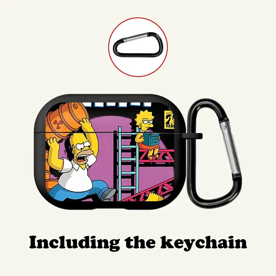 Simpson-Themed Fun Earphone Case Cover