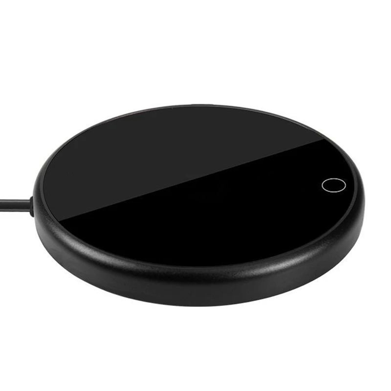 

Портативная мини-чашка-подогреватель с USB, 3 режима, чашка для кофе, термостатическая смарт-чашка с подогревом, молока, чая, воды, европейская вилка