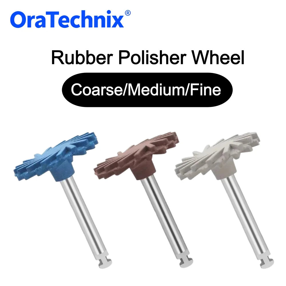 Kit De 6 Disques Céramique Dentaire AZDENT – Polissage Grain Grossier, Moyen Et Fin, Tige RA