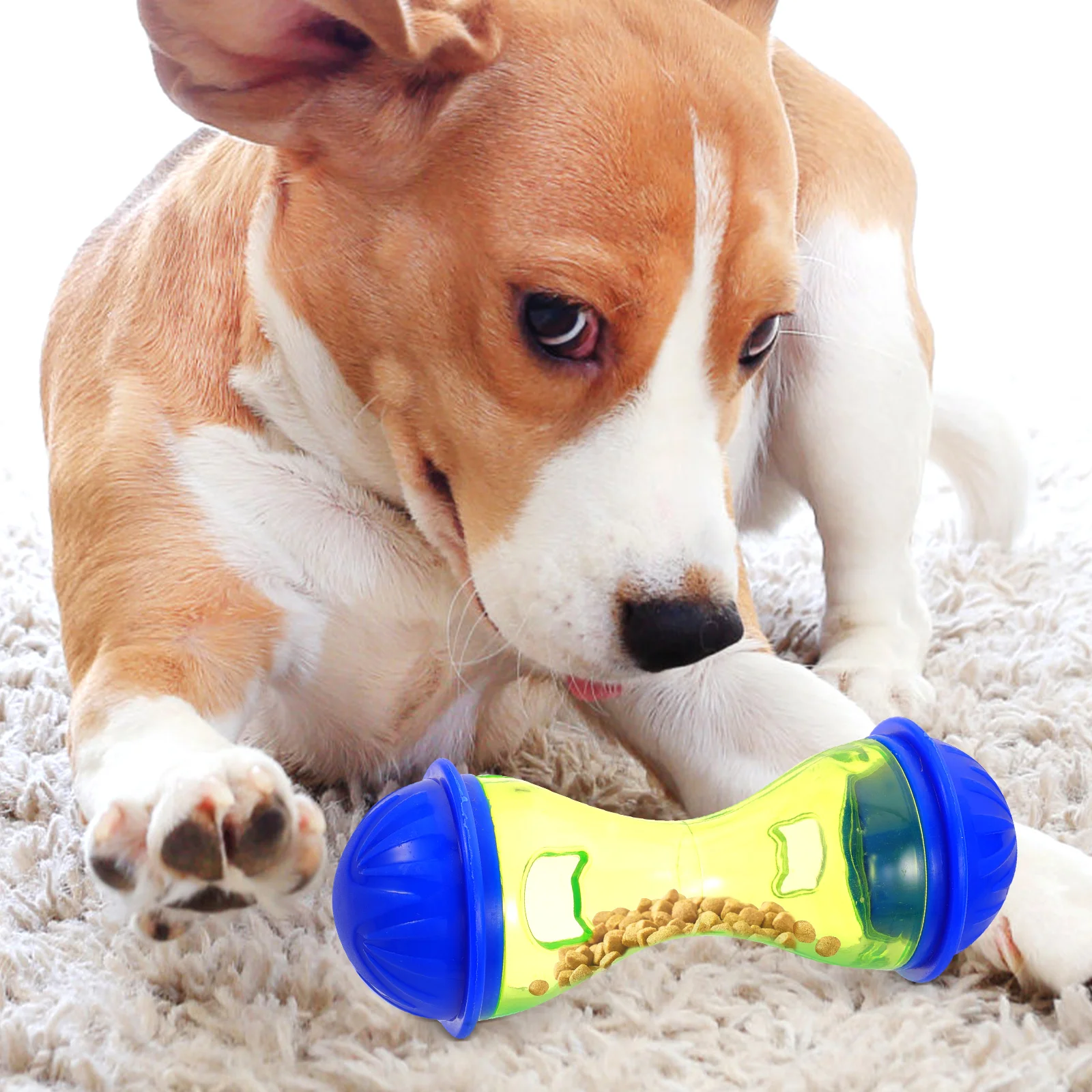 

Cat Toy Dog Interactive Toy Puppy Food Dispenser Toy Pet Dog Treat Dispenser