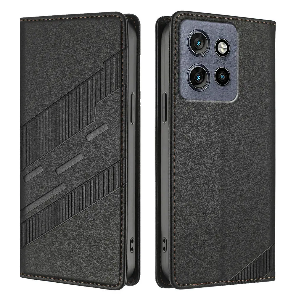 Premium Magnetic Leather Flip Case Cover