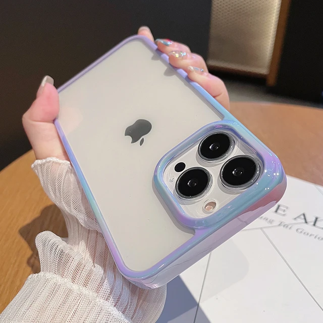 Clear Shockproof Silicone Phone Case For iPhone 15 Pro Max Camera Protection  Case on iPhone 15 Plus 15Pro Max Cover Cases - AliExpress