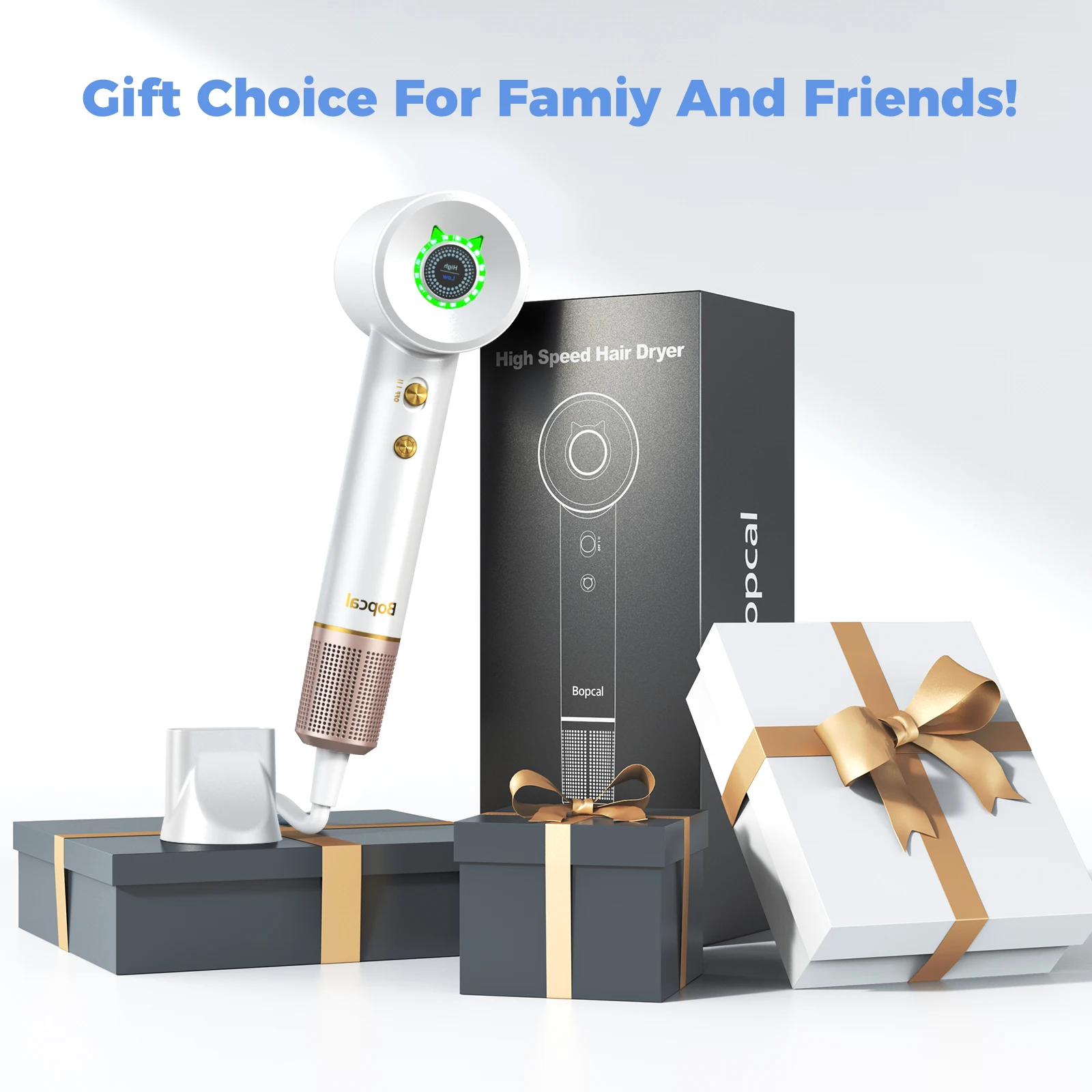 مجفف شعر عالي السرعة 36 متر/الثانية سرعة الرياح 30...