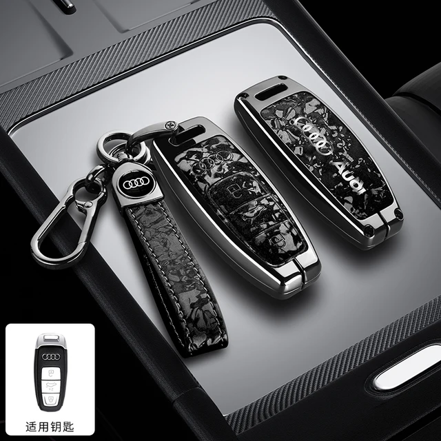 เคสกุญแจรีโมทรถยนต์อัจฉริยะแบบพับได้ ผลิตจากโลหะผสมสังกะสี สำหรับรถยนต์ออดี้ A1 A3 8P A4 A5 A6 S3 S7 S8 R8 Q2 Q3 Q5 Q7 Q8 SQ5 TT RS3 RS6 5