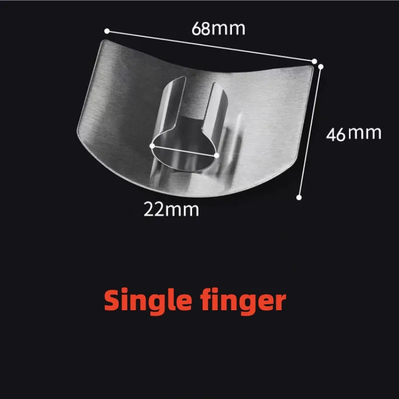 Kitchen Tool Accessories Stainless Steel Finger Guard Safety Vegetable Cutter Hand Guard Tool Kitchen Cut Finger Protector