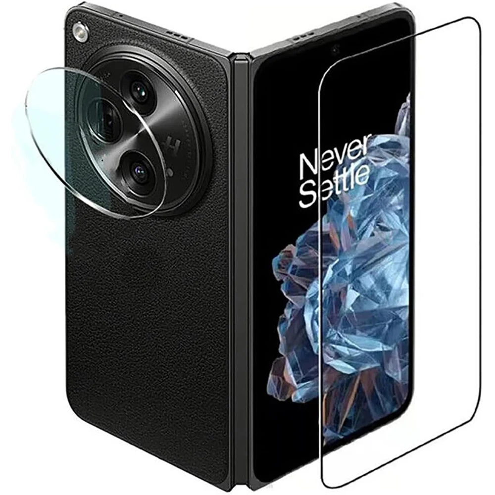

3D Curved Glass For Oppo Find N3 OnePlus Open Tempered Glass Camera Film For OnePlus Open Screen Protecto