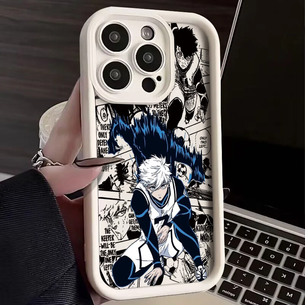 COOL B-BLUE LOCKS Soft TPU Phone Case