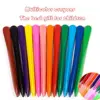6/12/24/36 Colors Non Dirty Hand Washable Triangular Plastic Crayon Student Oil Painting Stick Early Childhood Education Tools 5