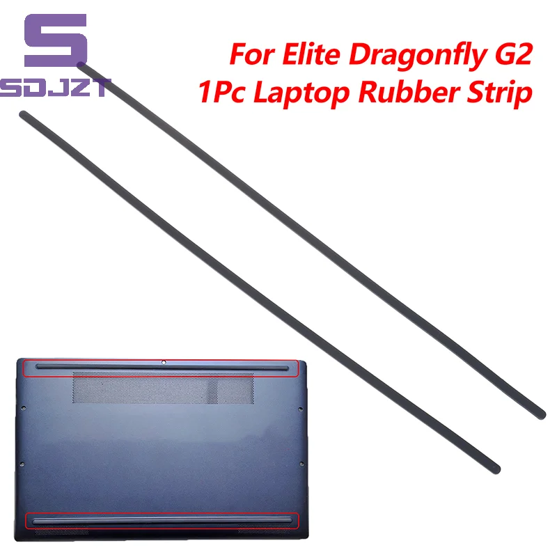 

1Pc Laptop Rubber Strip Bottom Case Foot Pads Adhesive Strip For HP Elite Dragonfly G2 Series Non-slip Mat Bumper Feet Strip