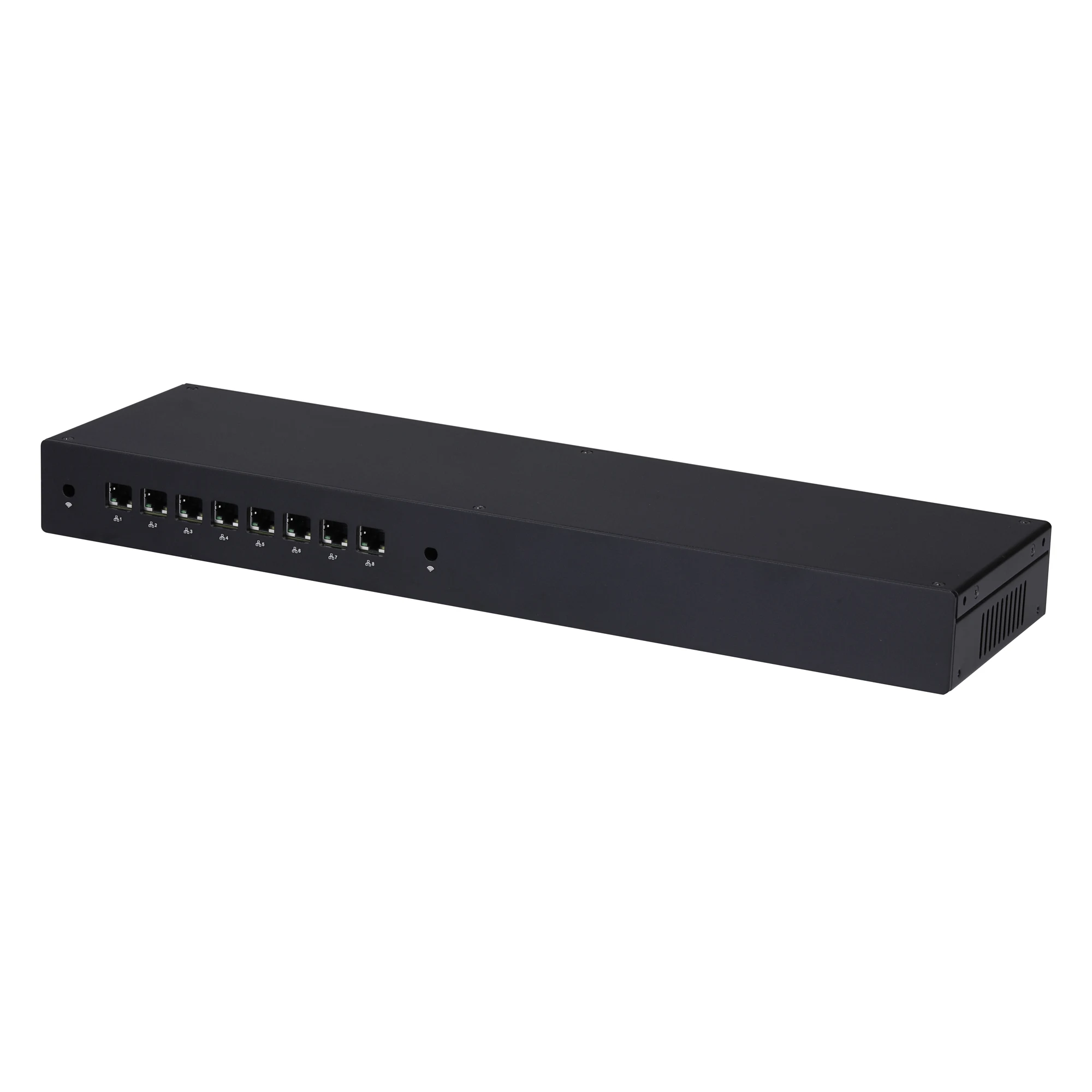 Qotom Mini PC Q1052GE Core i5-8260U Q1055GE i5-10210U 1U-Rack 8 Lan Ports Security Gateway Appliance AES-NI 3