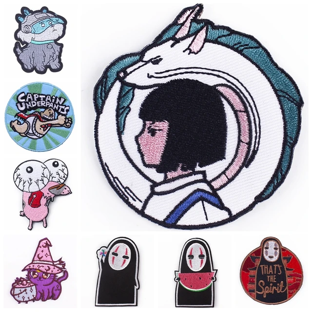 Janpanes Anime Patches On Clothes DIY Cartoon Badges Clothing