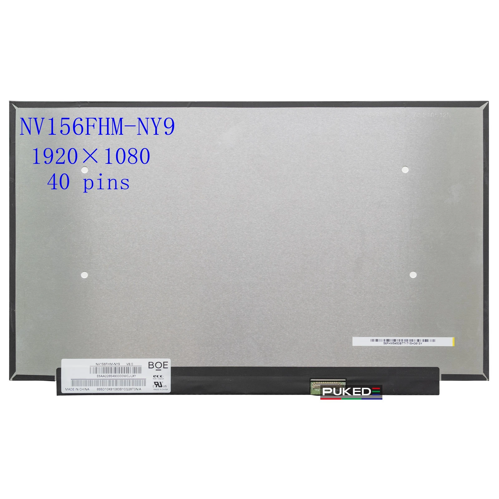 15,6-дюймовый ЖК-экран для ноутбука 15,6 Гц NV156FHM-NY9 NY7 подходит для B156HAN12.1 LP156WFG-SPT1 для DELL G15 165 5510 5515x1920 40pin